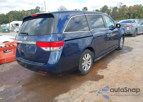 2014 Honda Odyssey Ex z USA, uszkodzony, nr VIN 5FNRL5H40EB077625